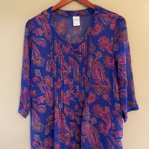NWOT BLAIR blouse size M - Picture 3 of 7